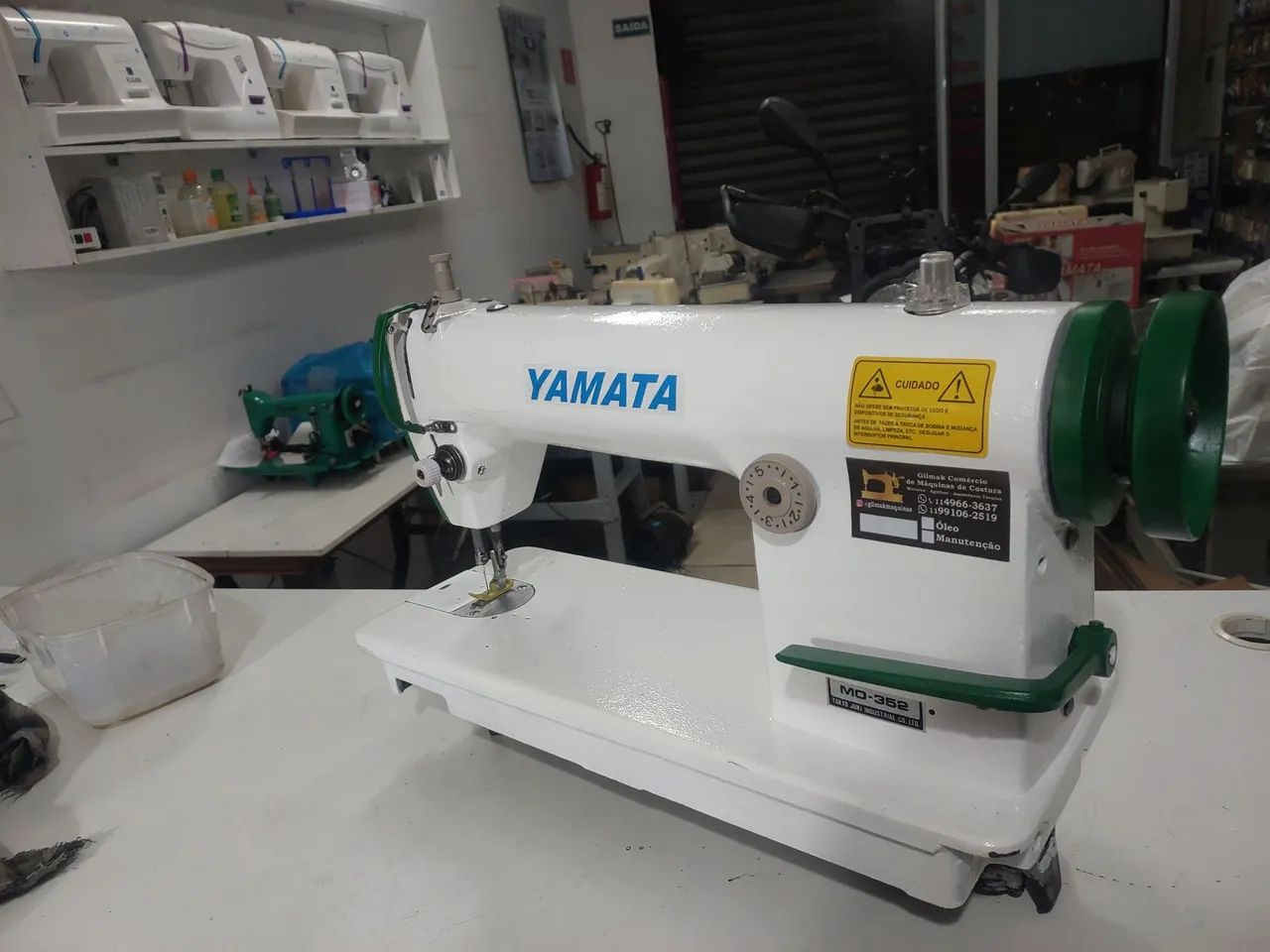 Máquina de Costura Industrial Yamata completa motor silencioso  - Foto 2
