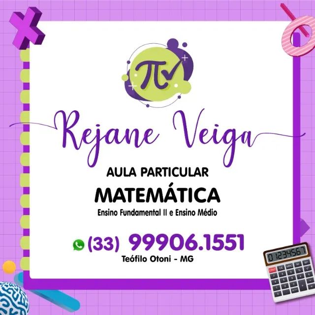 Aulas particulares de Matemática