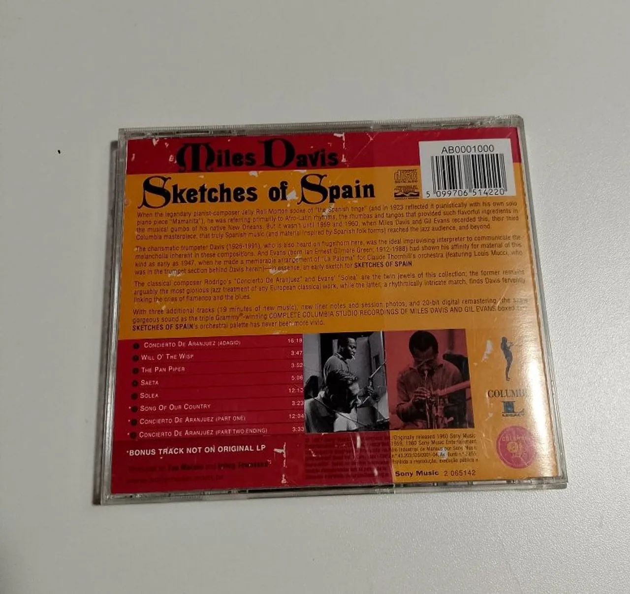 CD Miles Davis Sketches of Spain  - Foto 2