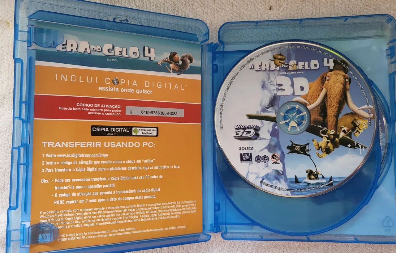 Blu-ray 3d + blu-ray + dvd + cópia digital - Foto 2