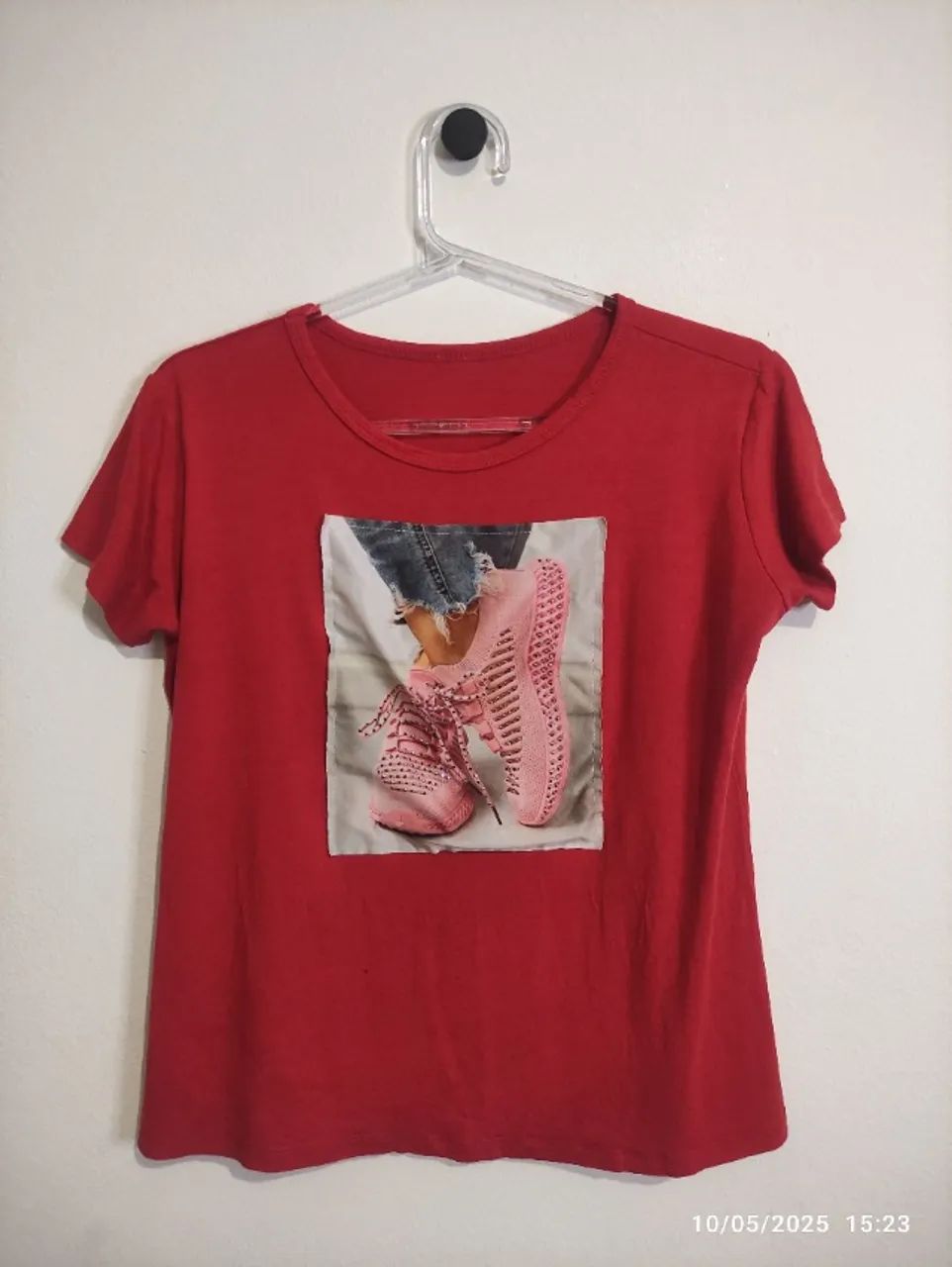 T-Shirt Vermelha - Foto 3