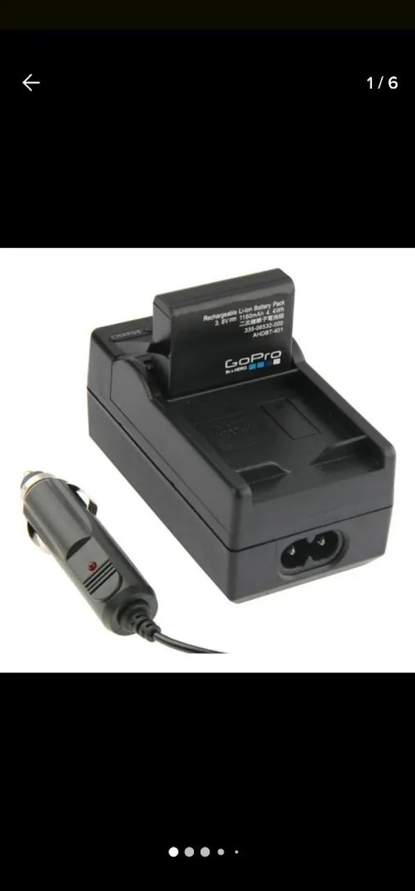 Carregador Digital GoPower para GoPro 4 AHDBT-401 - Foto 3