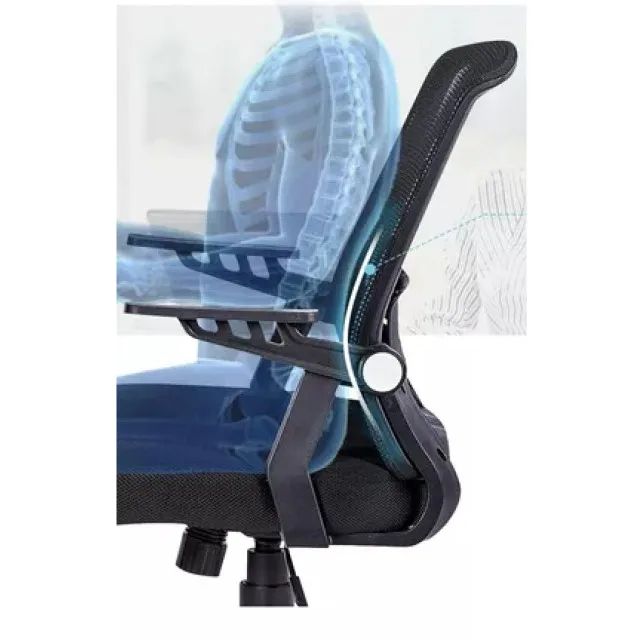 Cadeira Diretor Tela Duna Preta 34027 Braço Regulável Conforto Ergonômico - Foto 2