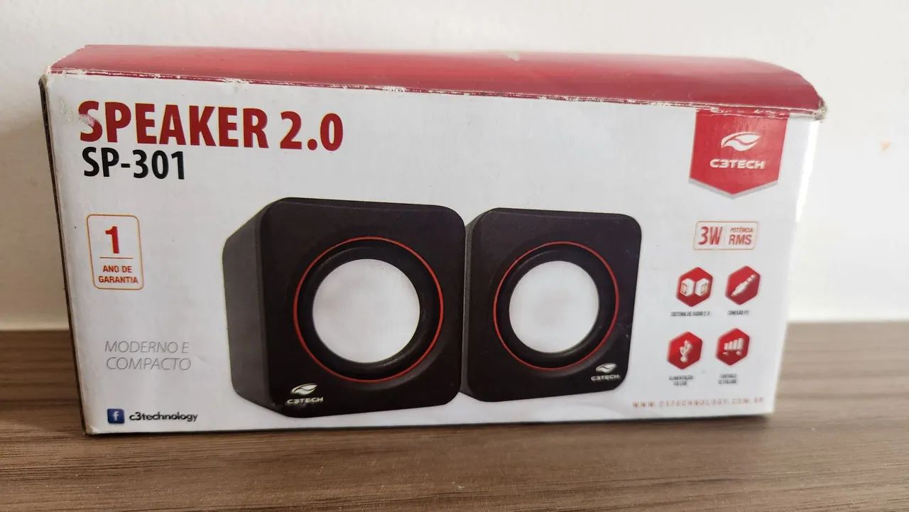 Vendo caixa de som para pc speaker 2.0 SP-301