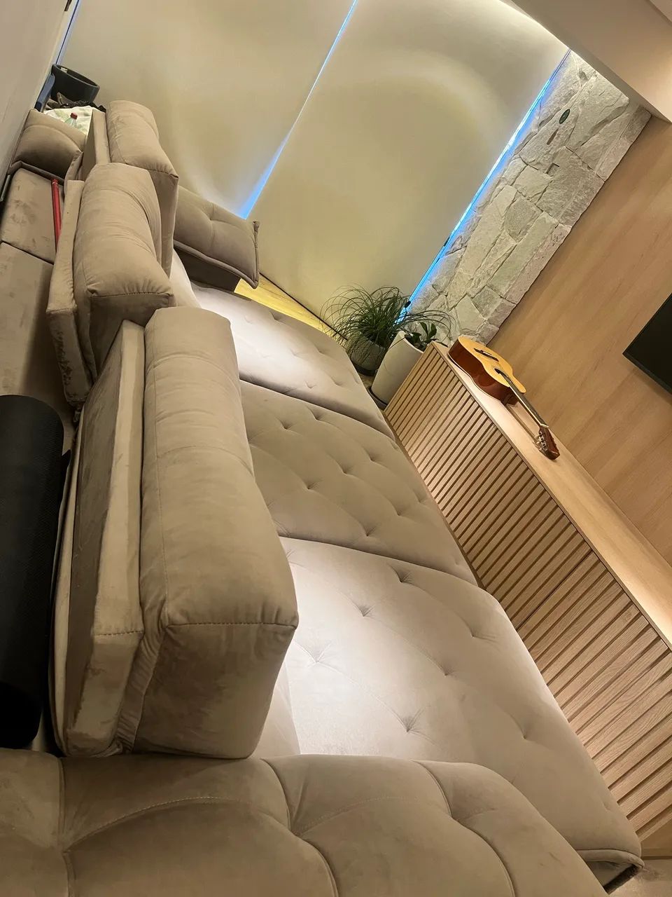 Sofá 3 metros reclinável seminovo  - Foto 3