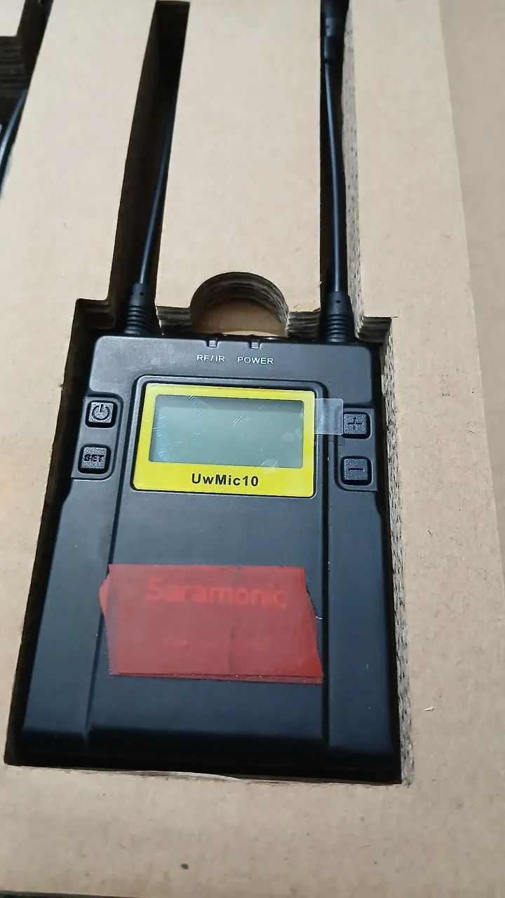 Lapela Saramonic UWMIC9 duplo aceito proposta - Foto 3