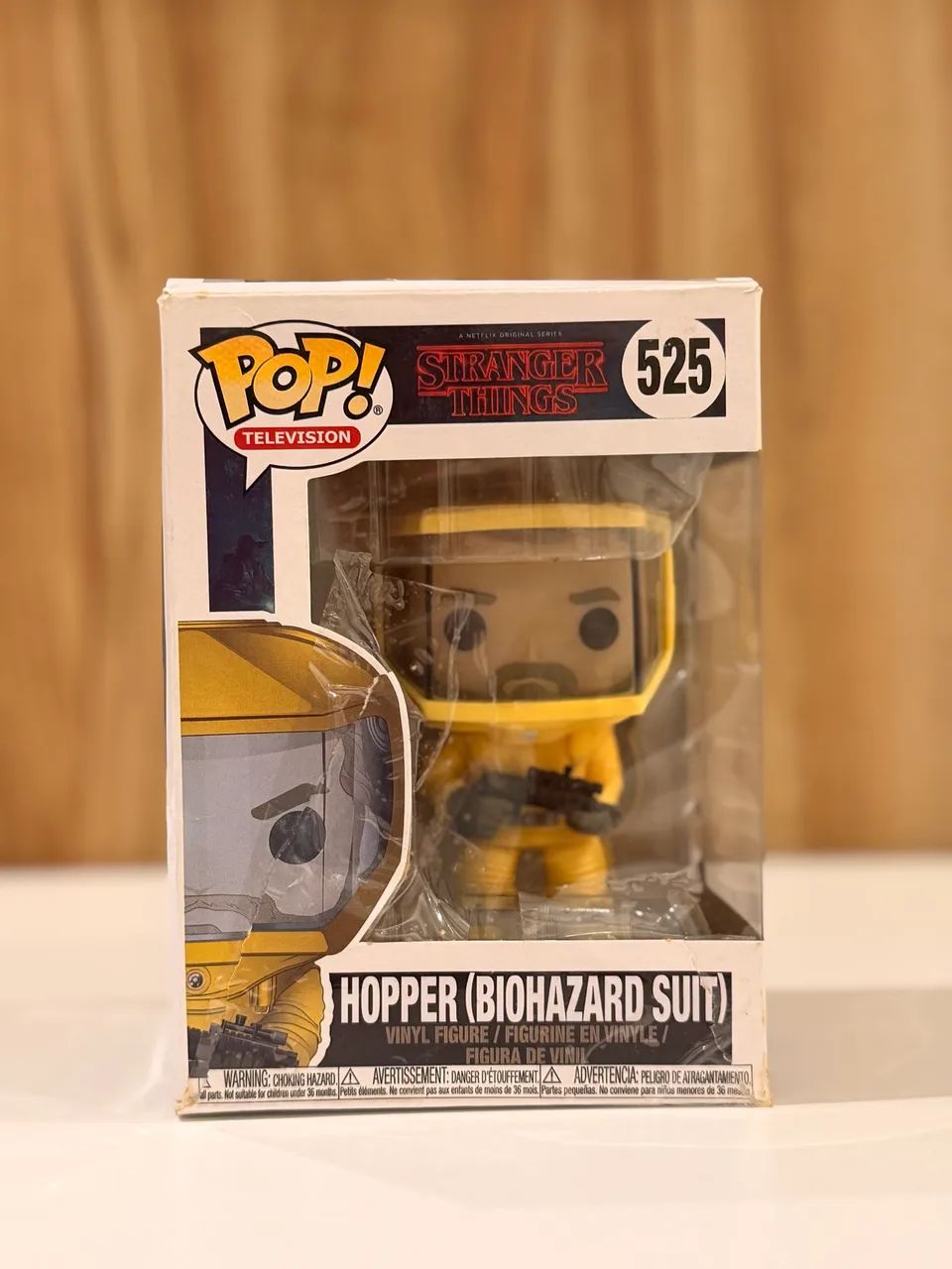 Funko Pop Stranger Things Hopper (Biohazard Suit) 525 - Foto 4