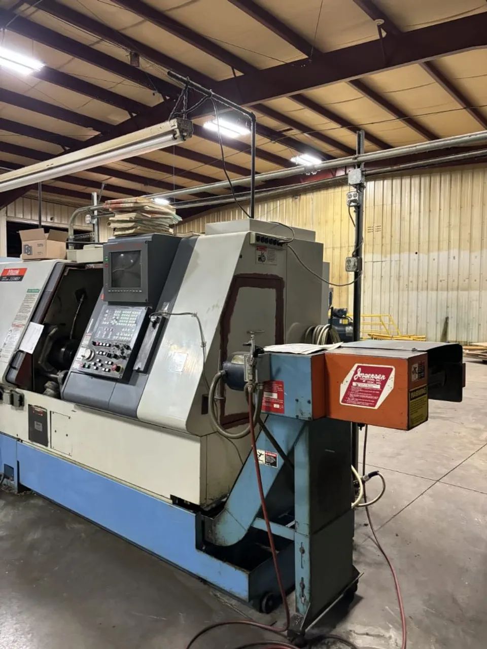 VENDO TORNO CNC MAZAK SQT250MSY ANO 1988 - Foto 3