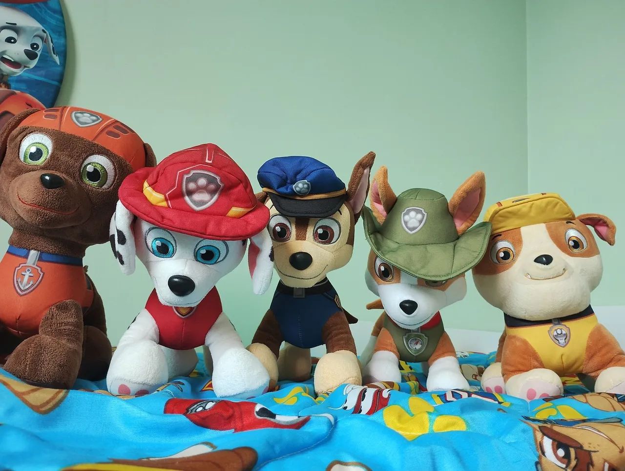 5 Pelúcias Patrulha Canina - Originais 
