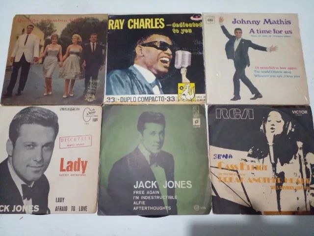 Compactos vinil, Pop Internacional, Vc monta combo com 3, Cars, Jimmy Cliff, Anuncio 1/2