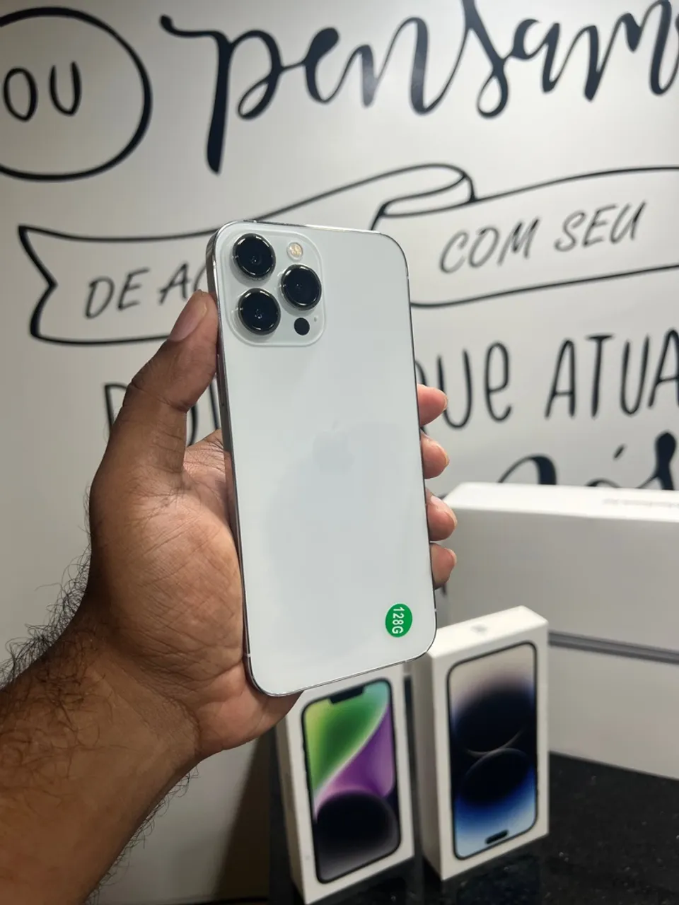 iPhone 13 Pro Max - 128GB - Branco | Estado de Novo!