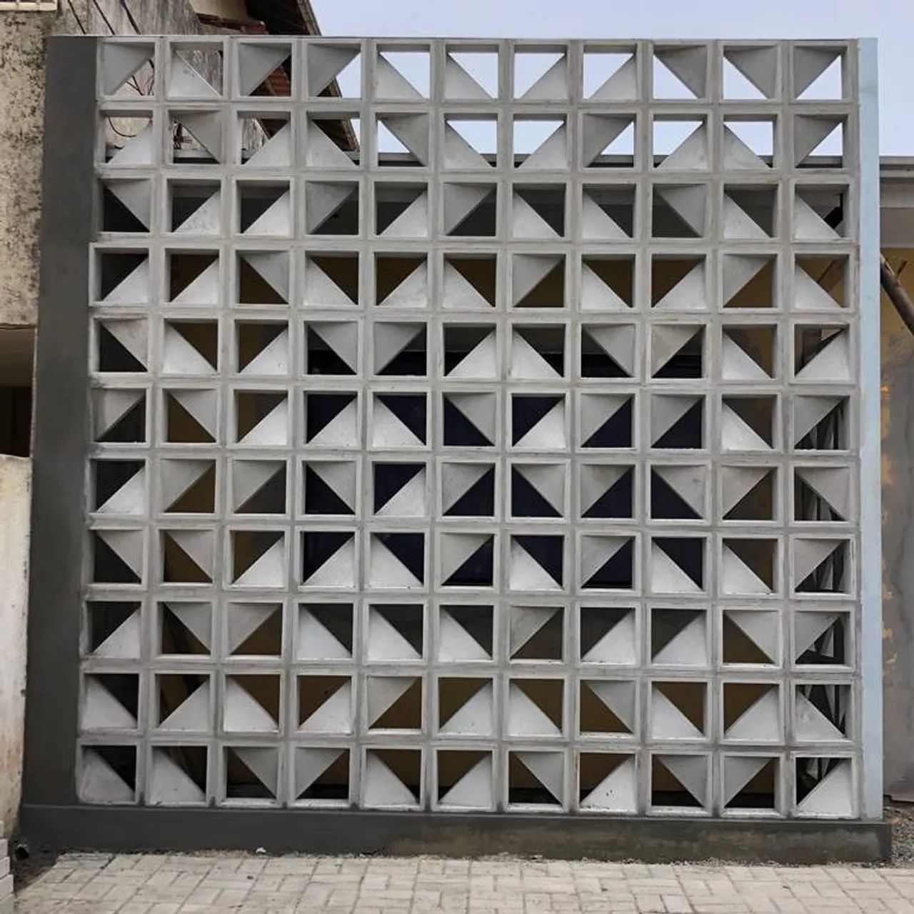 Cobogós Parede Decorativa em Blocos Vazados - Design Moderno