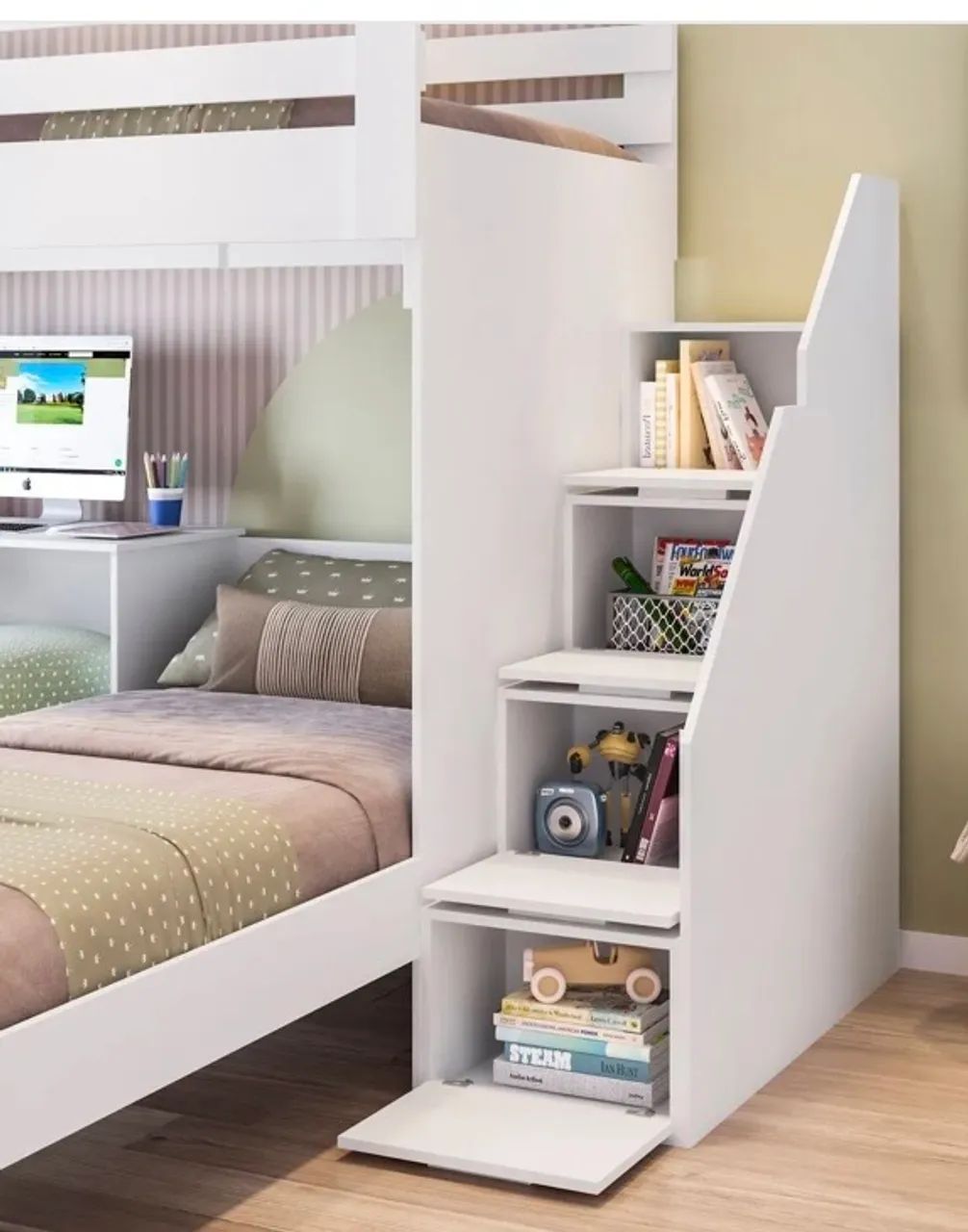 Cama Beliche com escrivaninha  - Foto 3