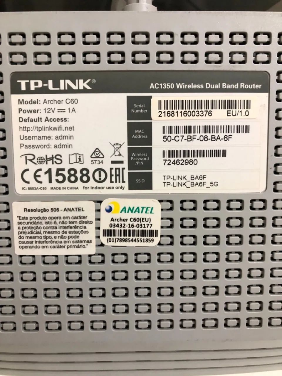 Roteador TP LINK Archer C60 5 Antenas - Foto 2