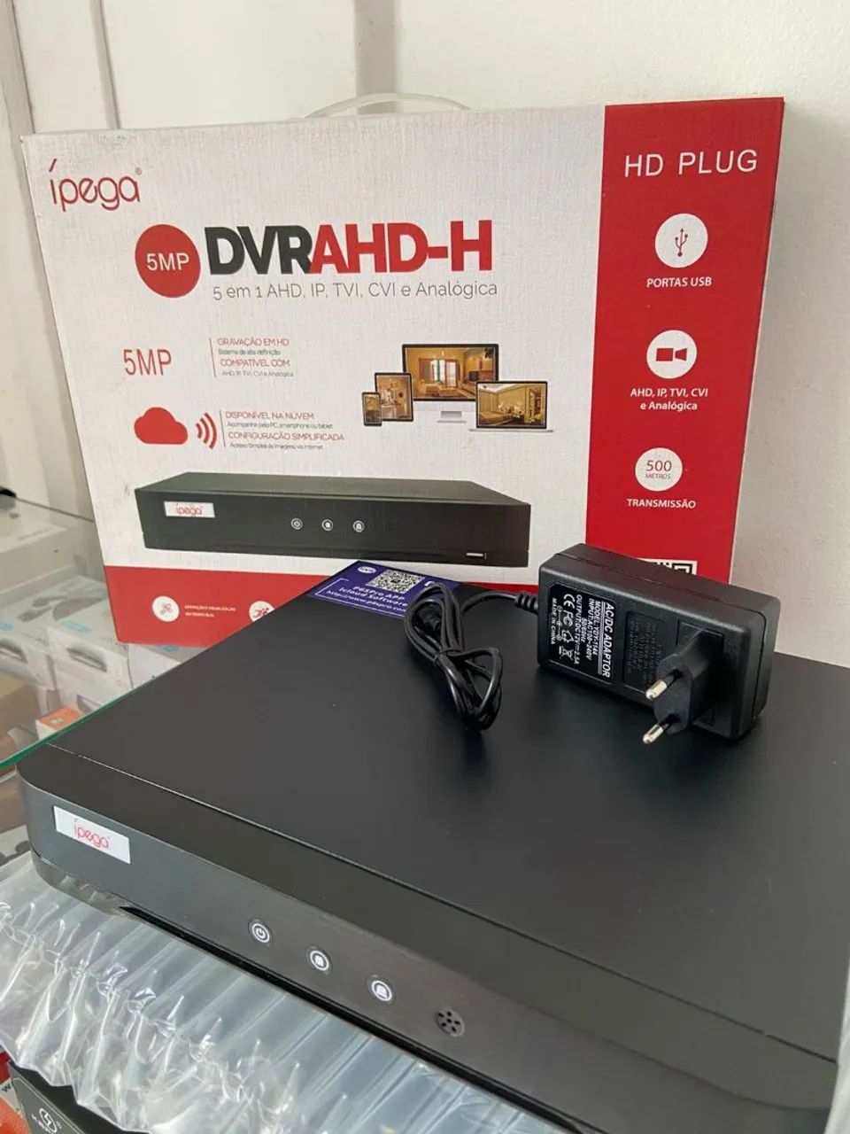 DVRAHS-H IPEGA 5em 1 AHD ,IP,TVI,CVI E ANALÓGICA - Foto 2