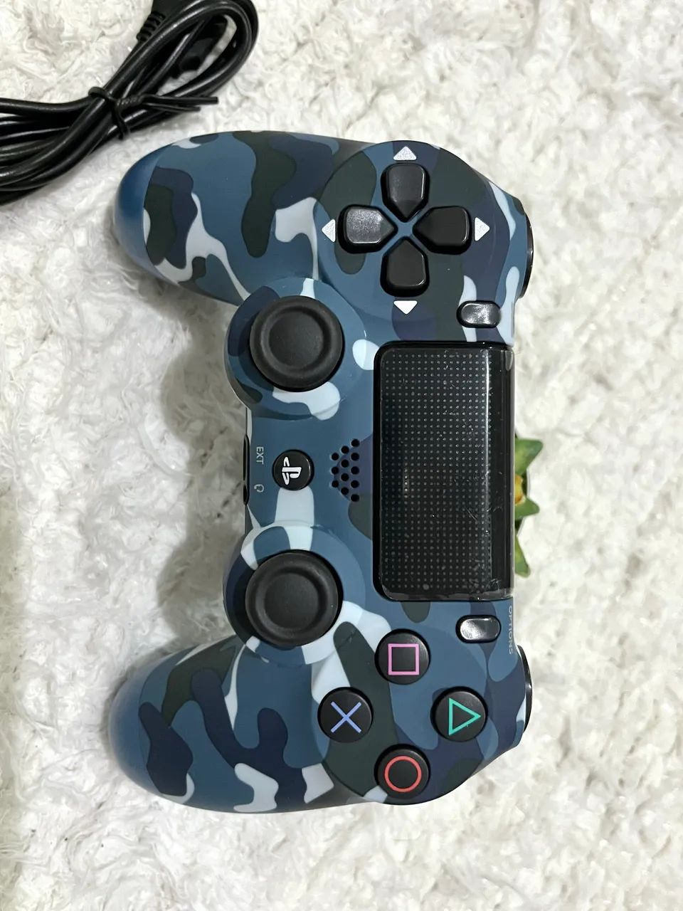 Controle Ps4 Camuflado azul 64308728766209124