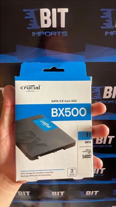  SSD Sata 3 2.5'' 1TB CRUCIAL | Novo Lacrado | Original