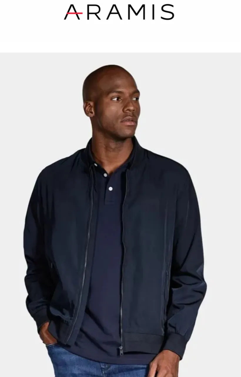 Jaqueta Bomber Aramis Azul Marinho - Tamanho M
