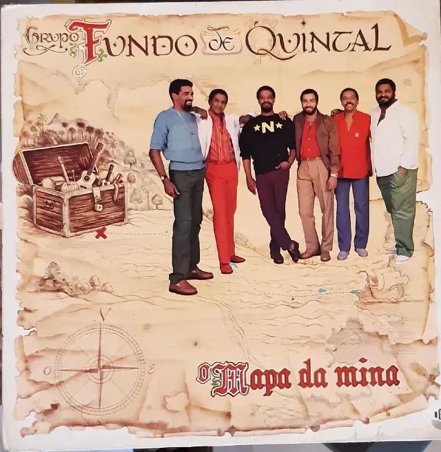 CD Original Fundo de Quintal o Mapa da Mina, Usado Otimo Estado de Conservação