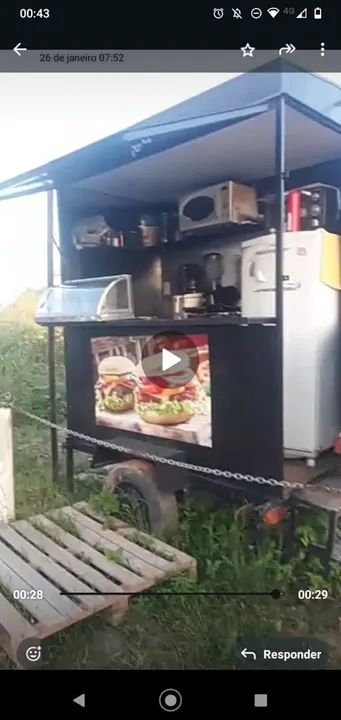 Vende-se treiler. Valor 14.mil mais tem conversa 