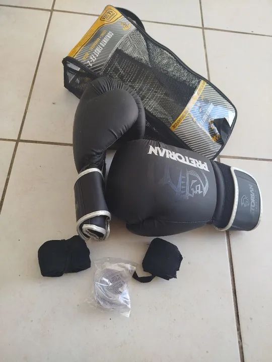 Conjunto de Lucas , protetor bocal e bandagem  - Foto 5