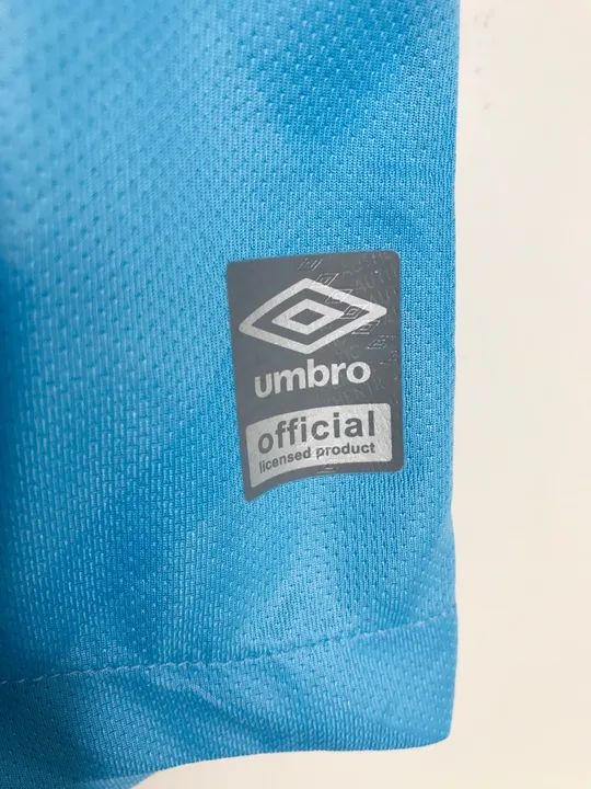 Camisa Celeste Grêmio 22/23 Third Umbro Oficial Masculina Tamanho P - Foto 4