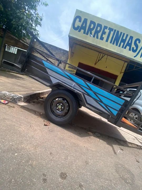 Carretinha padrão 2x1.30 de largura  - Foto 3