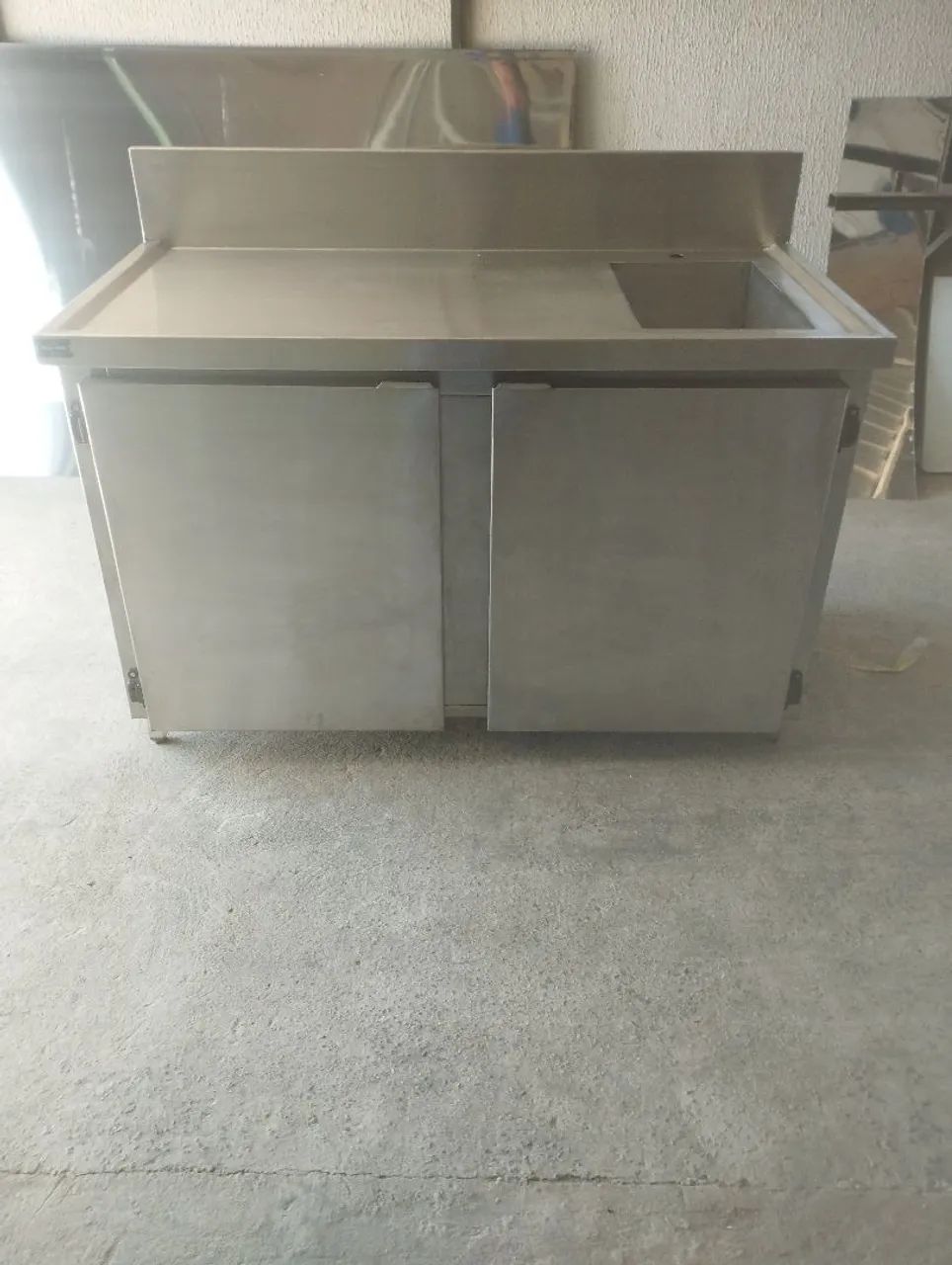 Balcão em aço inox, armários, gabinete  - Foto 4