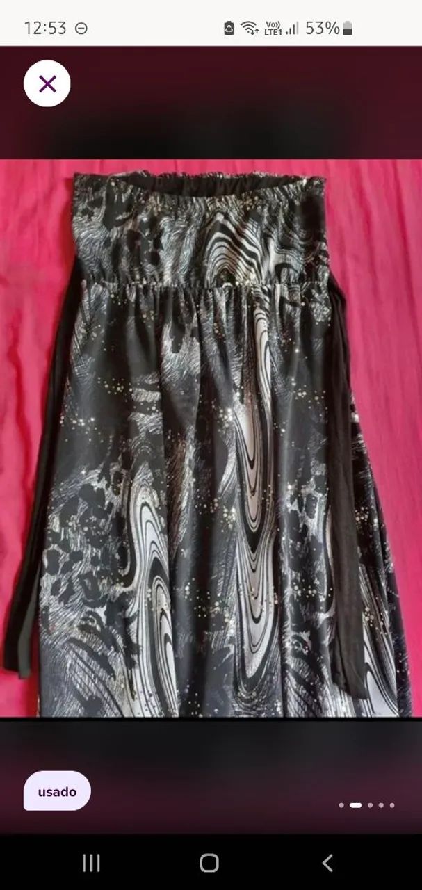 Vestido tomara que caia com brilho  - Foto 2