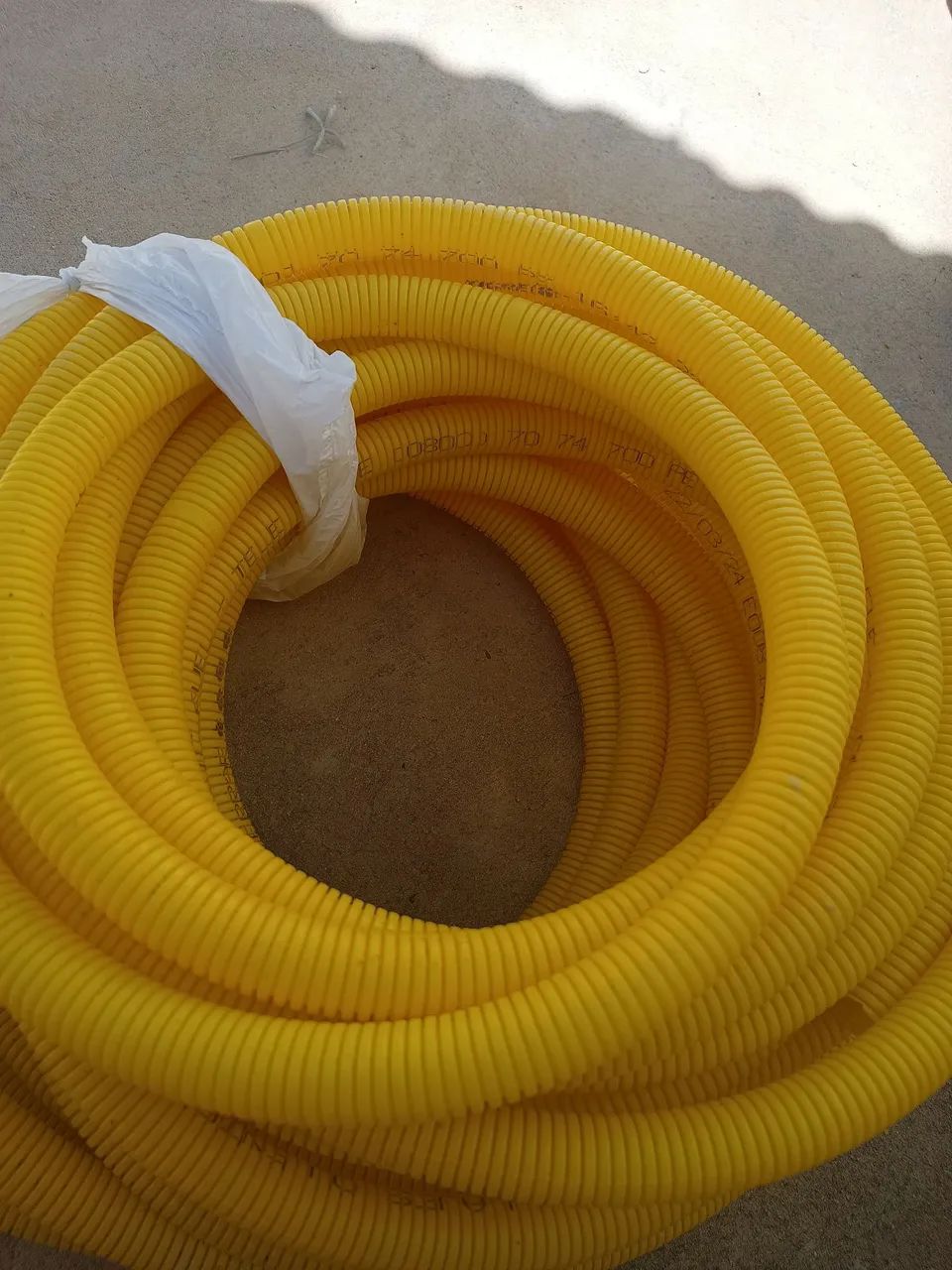 Conduíte Corrugado Amarelo de 1" - Foto 3