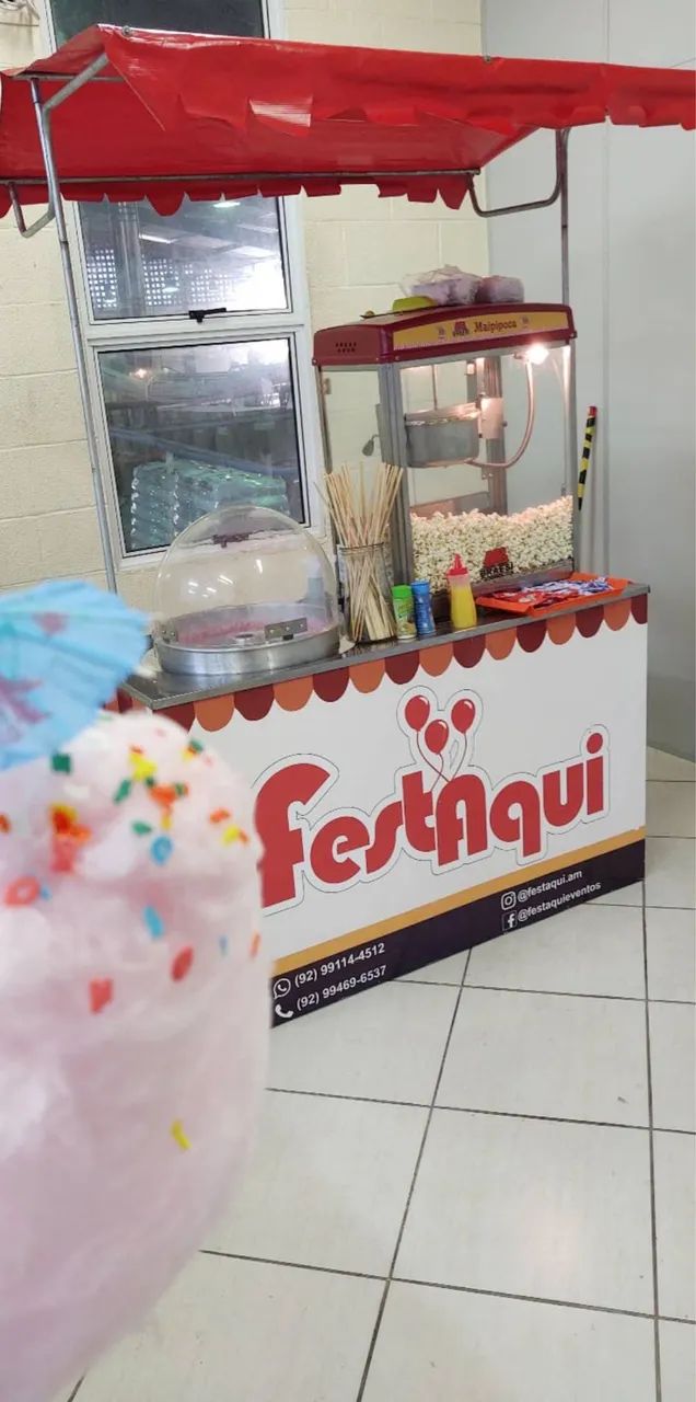 Pipoca e algodão doce  - Foto 4