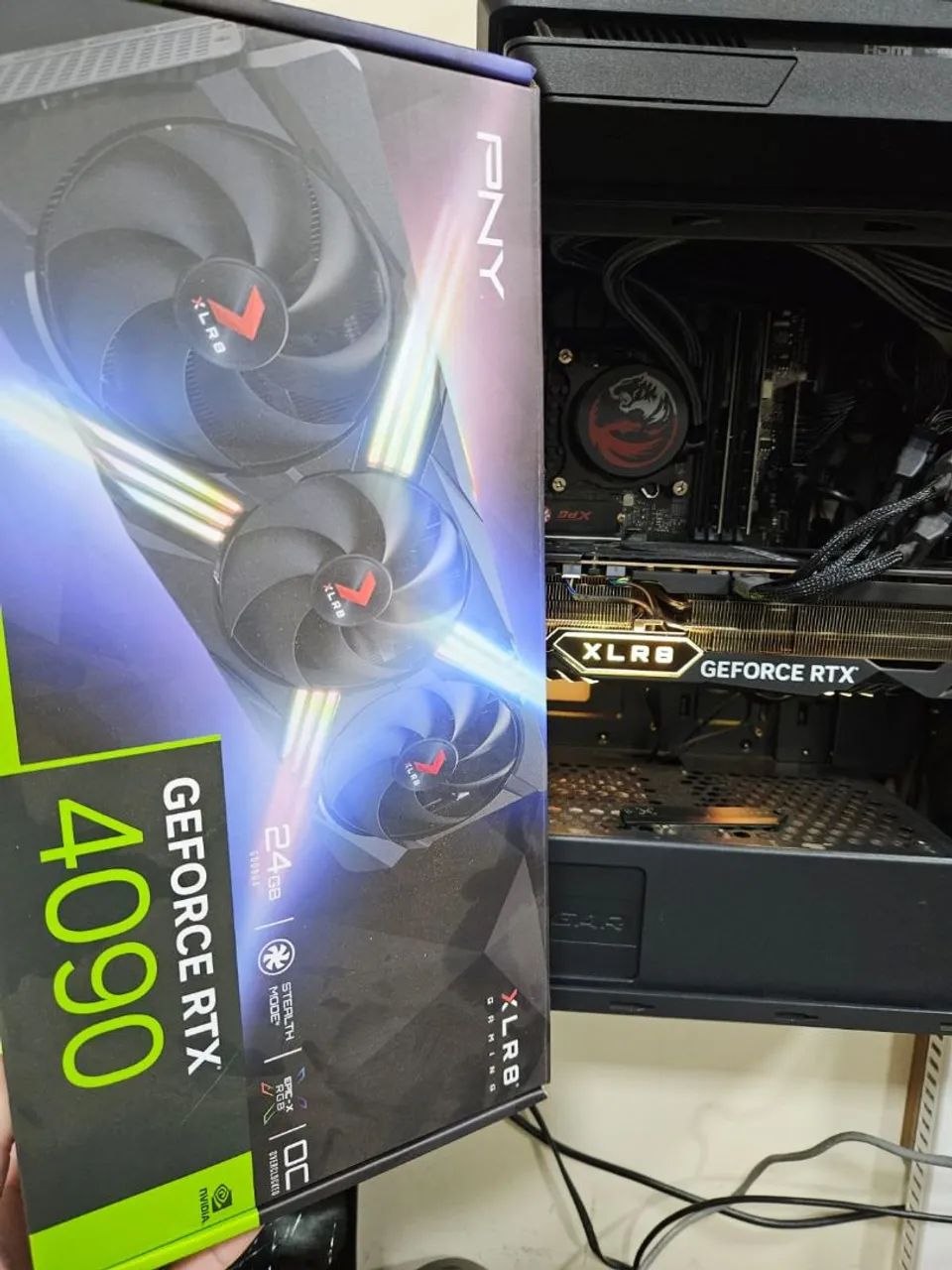  RTX 4090 24GB aceito trocas - Foto 3