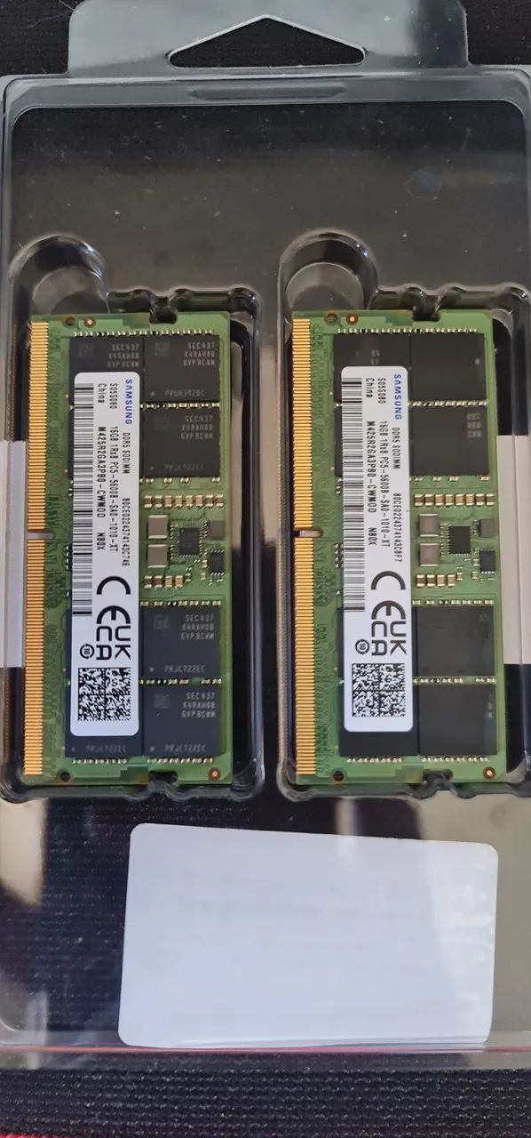 Kit memoria ram Samsung DDR5 32gb notebook 5600