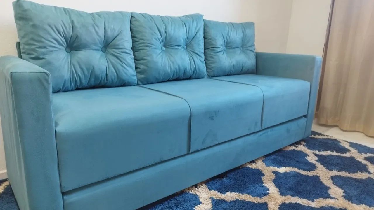 Sofá cama muito prático em várias cores  - Foto 3