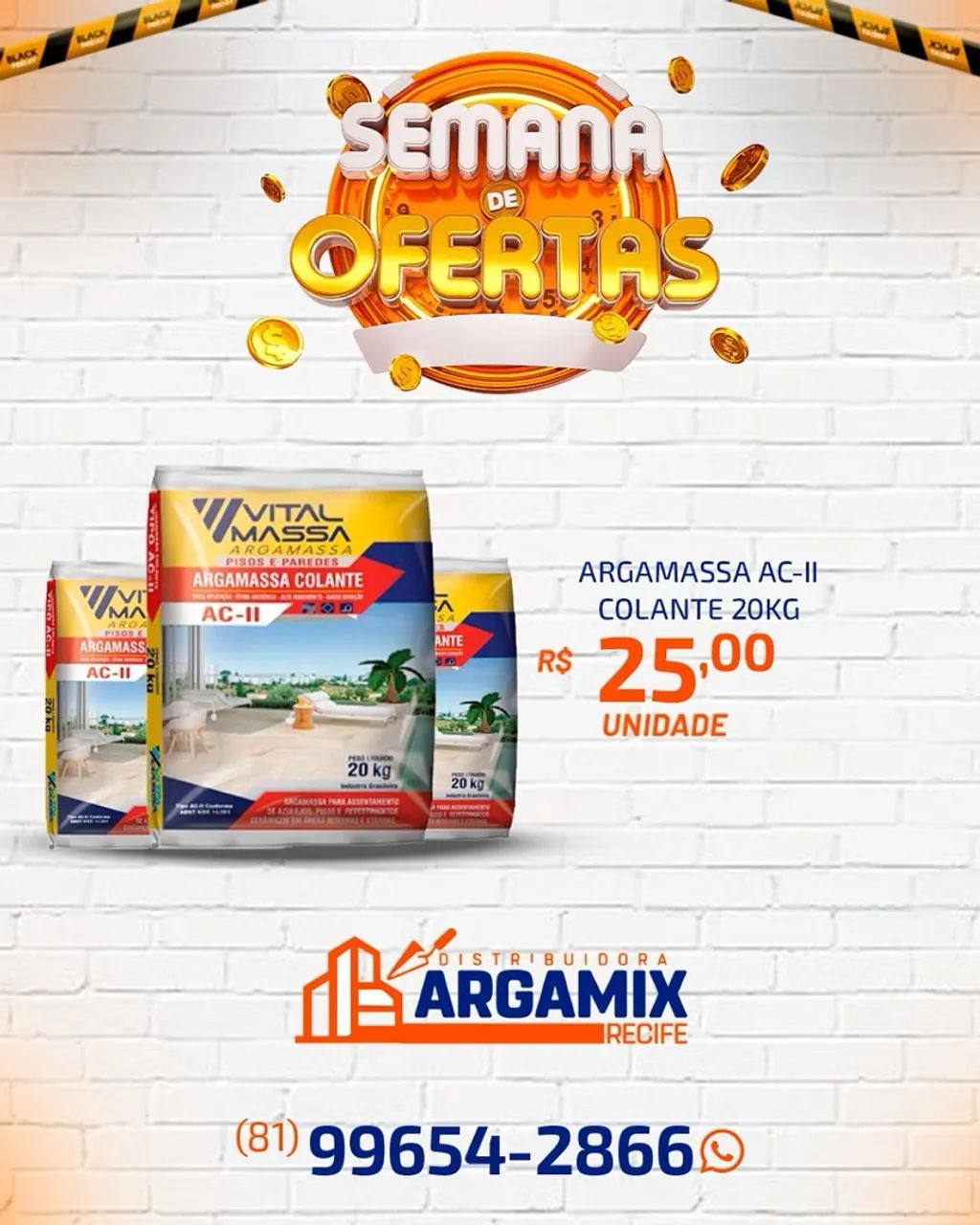 Argamassa AC3 Colante - Foto 4