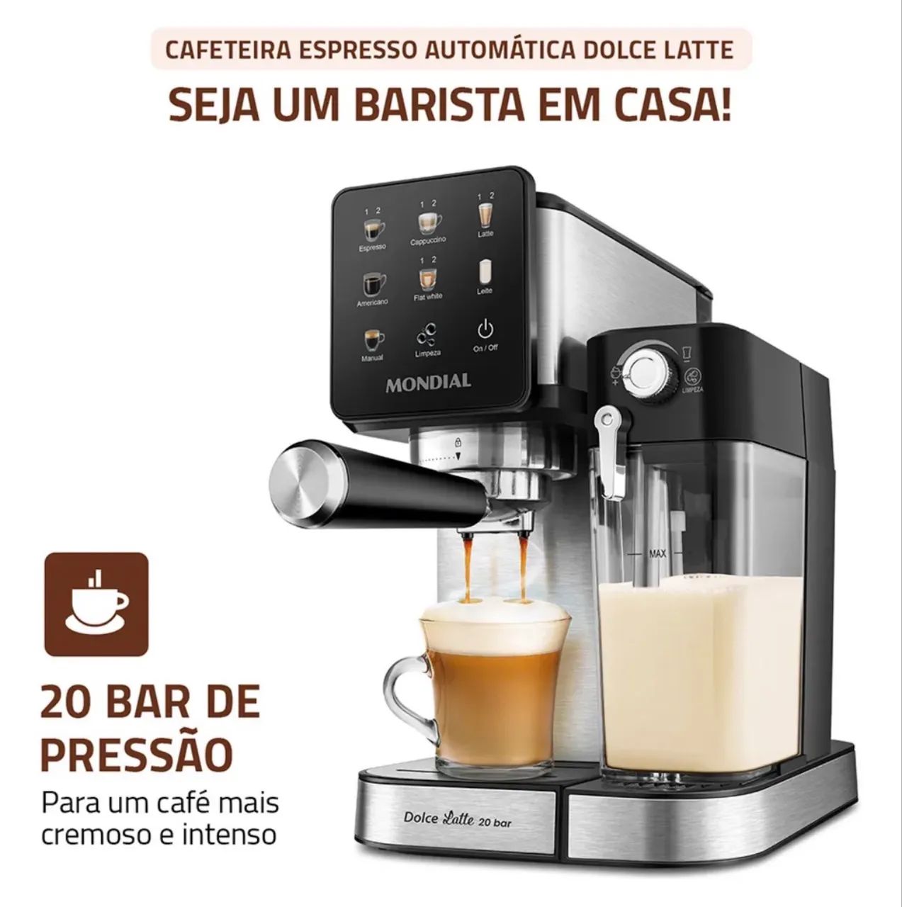 VENDE-SE Cafeteira Espresso Mondial ou TROCA-SE por FOGÃO DE INDUÇÃO - Foto 4