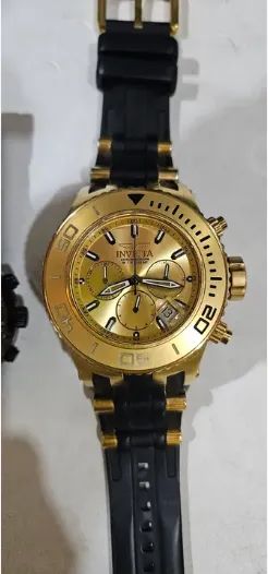 Relógio Invicta Subaqua Dourado - Original 