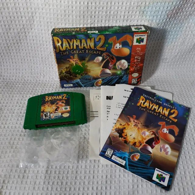 JOGO N64 RAYMAN 2 CIB
