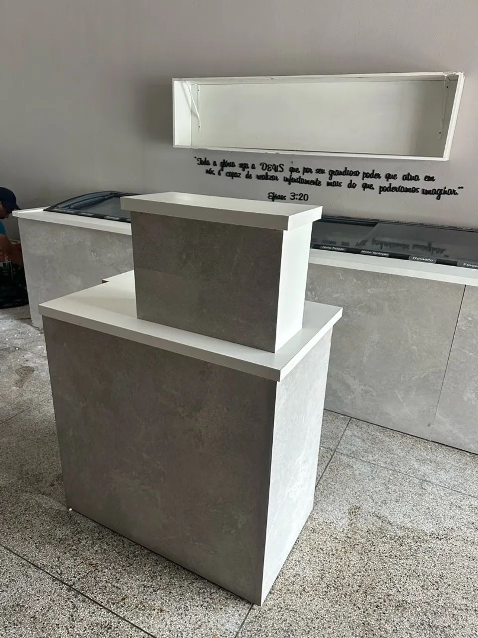 Caixa/ balcão recepção 