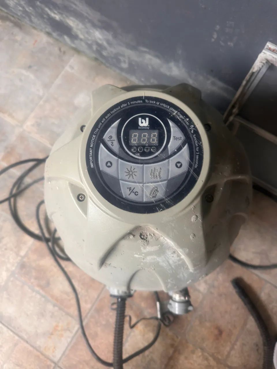 Bomba e aquecedor jacuzzi inflável  - Foto 3