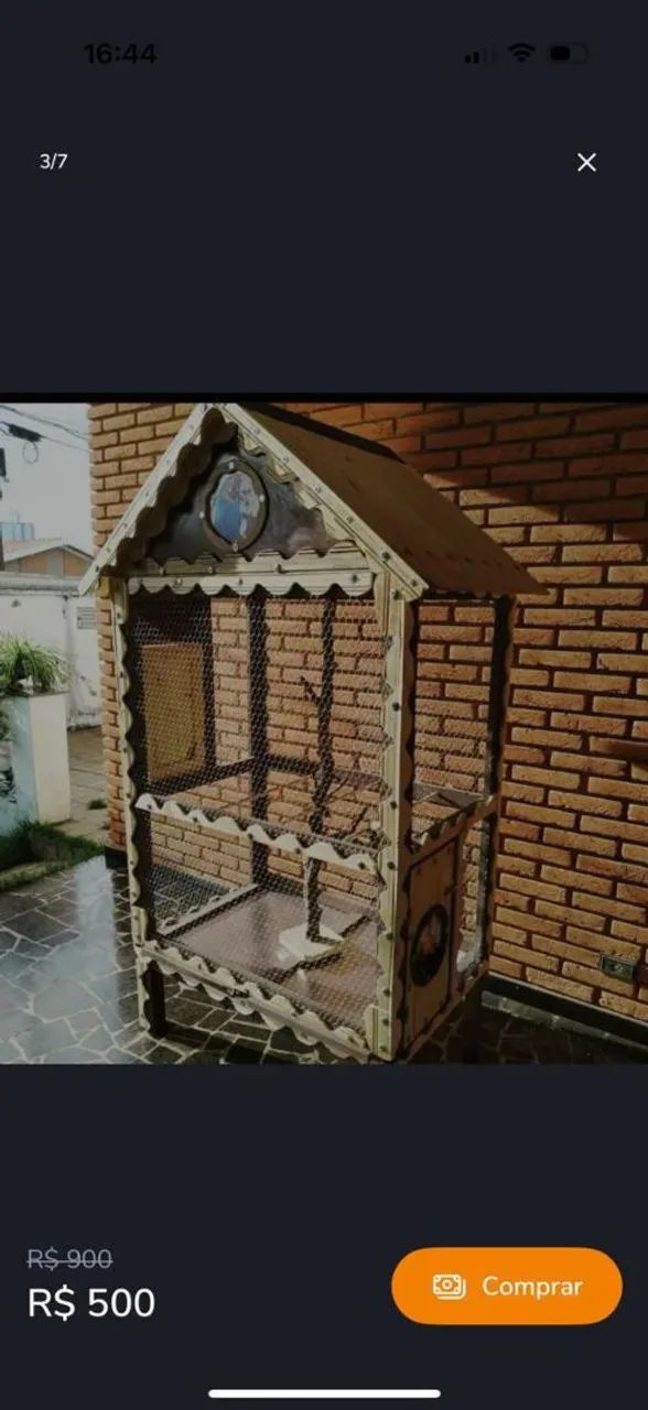 Viveiros para passarinhos em madeira  - Foto 5
