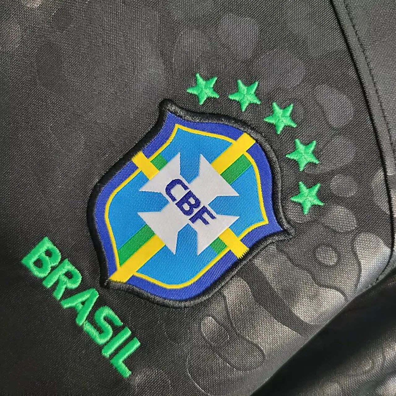 Camisa Brasil 22/23 Feminina Preta  - Foto 3