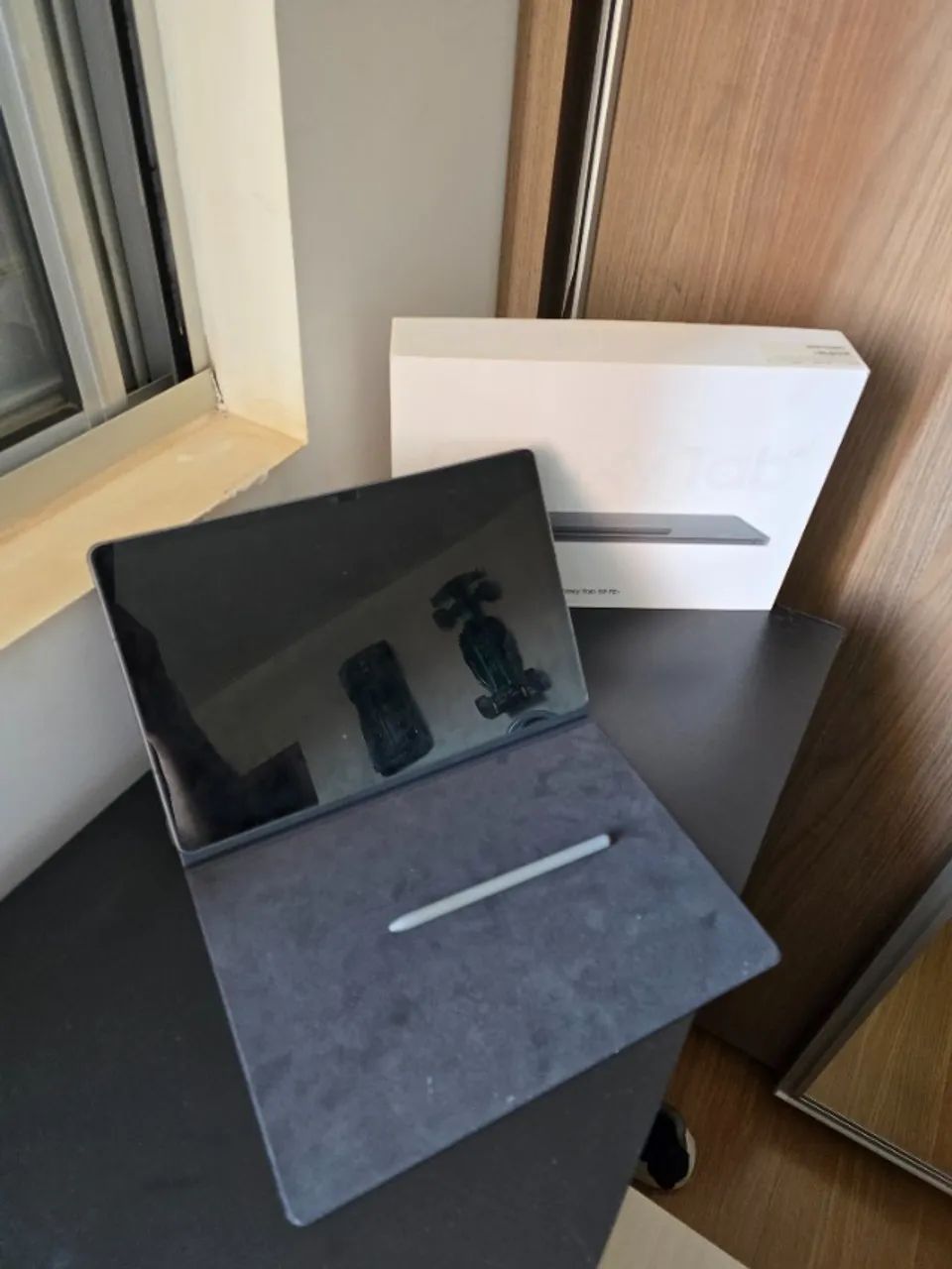 Tablet S9 FE + tela 12.4 polegadas sem mascas de uso completo!  - Foto 5
