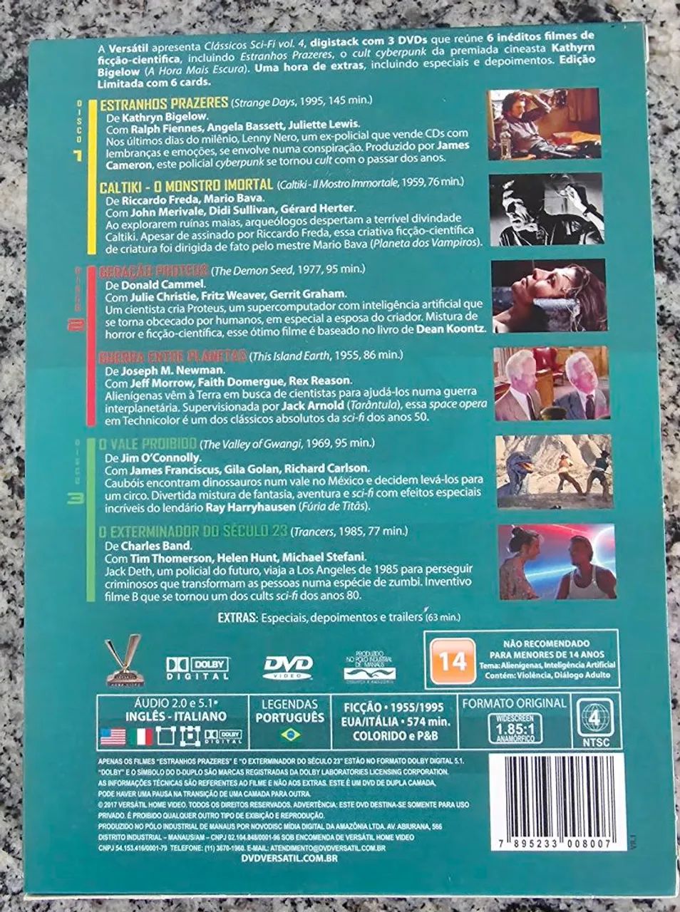 Box DVD Clássicos SCI-FI Vol.4 - Foto 2