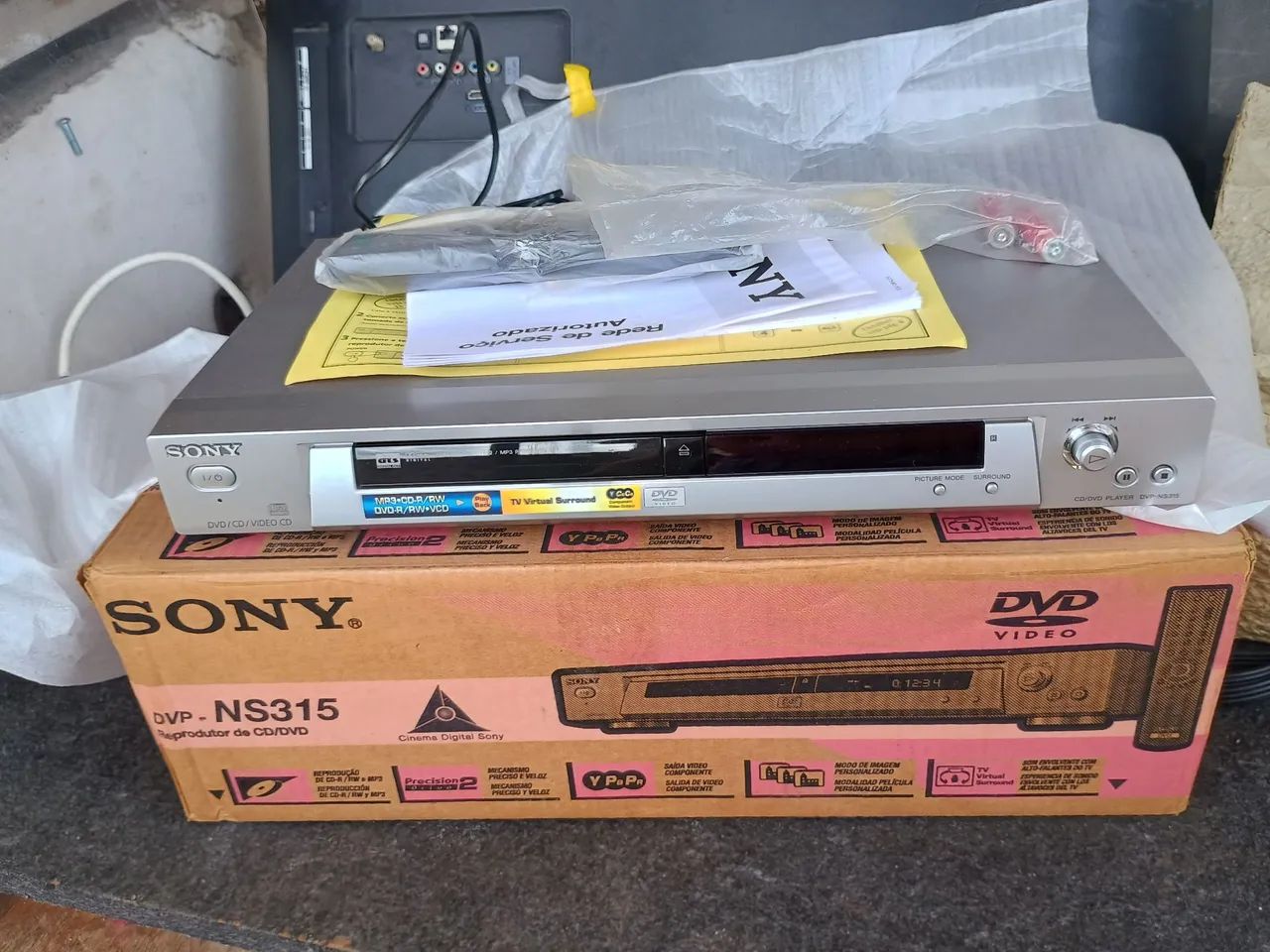 DVD LG novo na caixa nunca usado completo