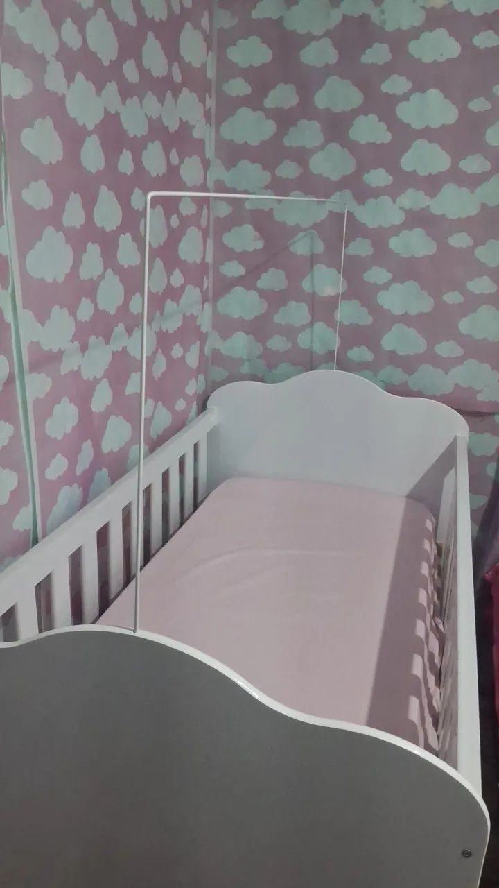 Vende-se berço 2 em 1 e colchão  - Foto 3