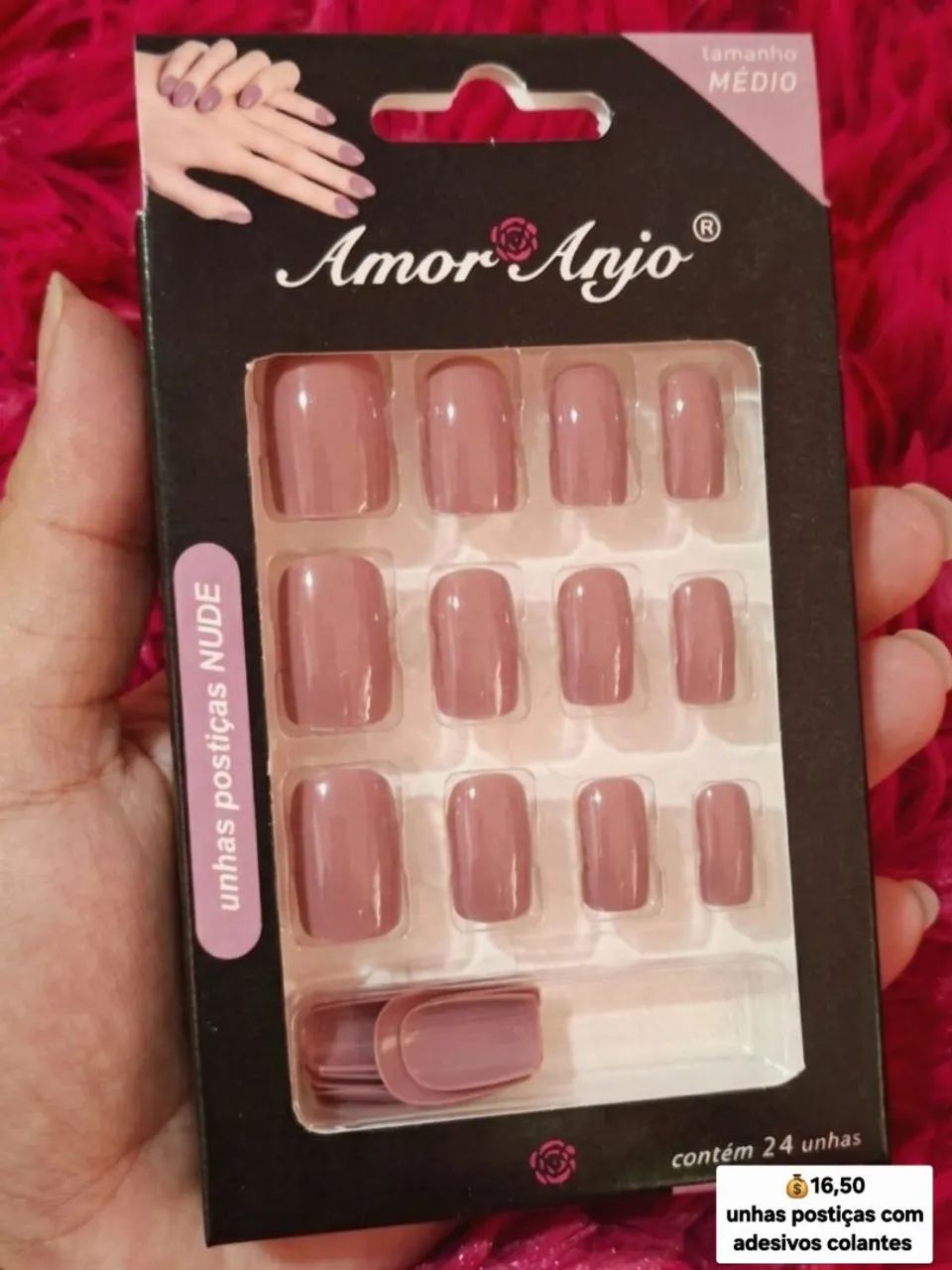 Unhas postiças com adesivos colantes  - Foto 2
