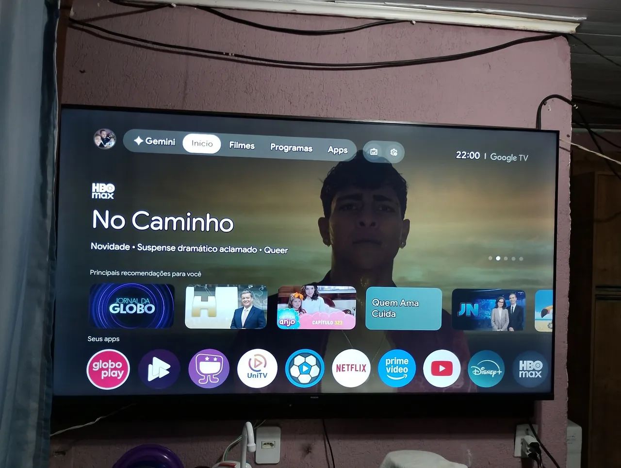 Vender televisão 75 polegadas dez meses de uso tenho nota fiscal e tudo OK certo  - Foto 2