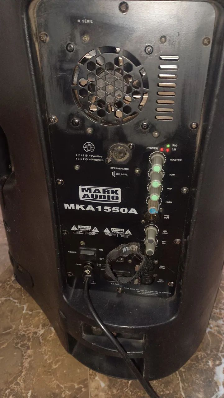 Vendo caixa ativa , MARK ÁUDIO MKA1550A. Caixa funcionando normalmente com Bluetooth. - Foto 4