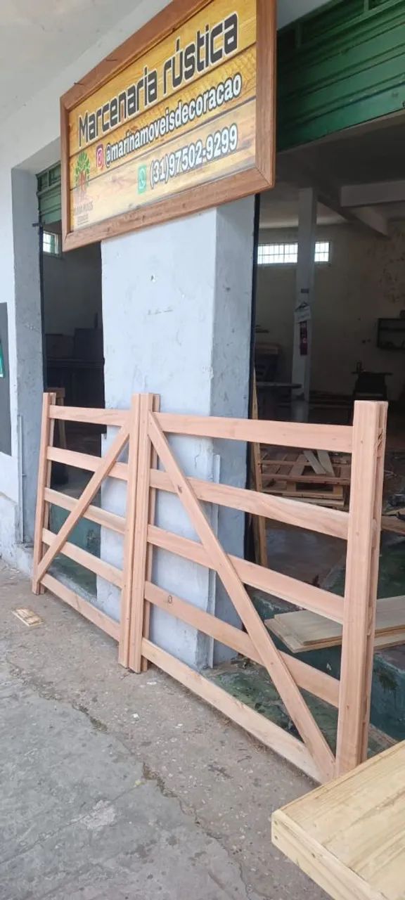 3-Meter Wooden Gate